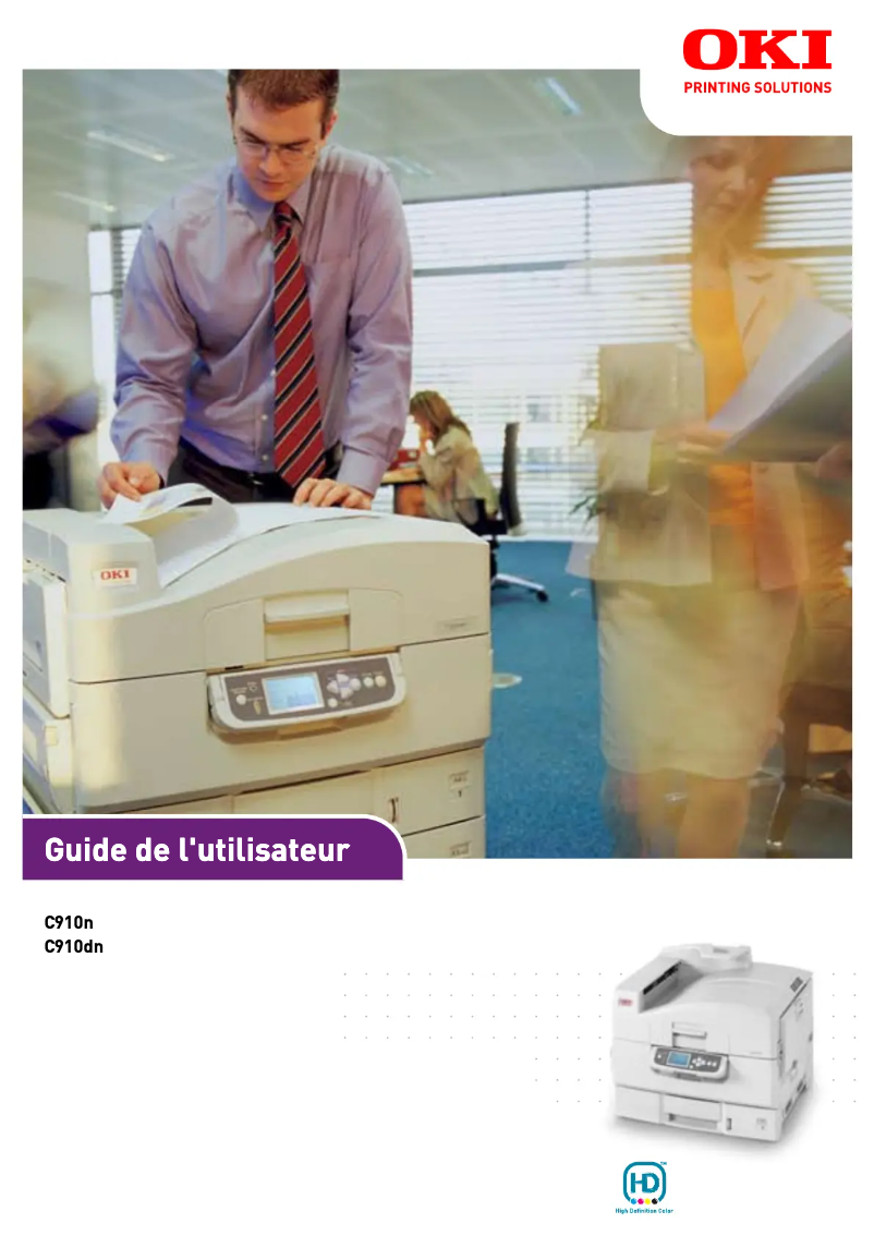 Page n°1 - Manuel utilisateur OKI C910
