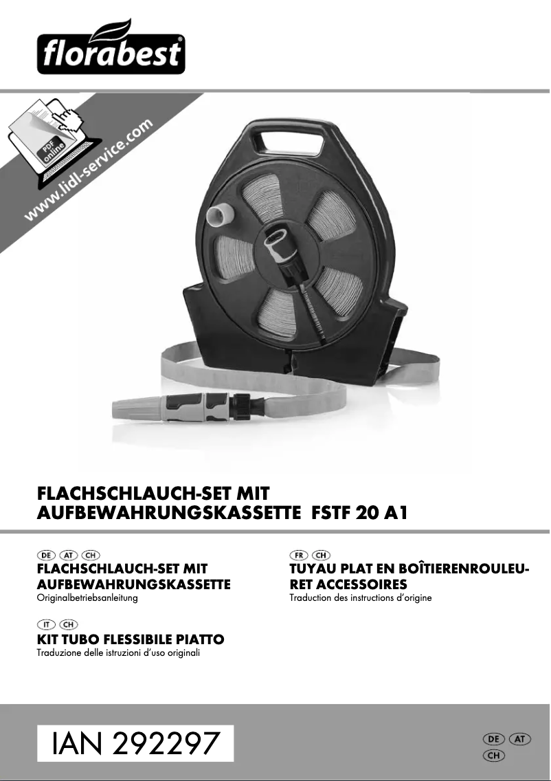 Image de la première page du manuel de l'appareil FSTF 20 A1