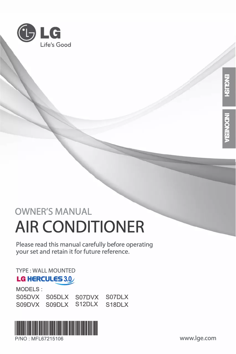 Page 1 de la notice Manuel utilisateur LG SN12DLX