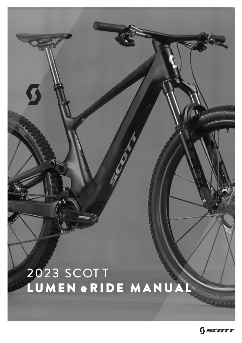 Image de la première page du manuel de l'appareil Lumen eRIDE 910