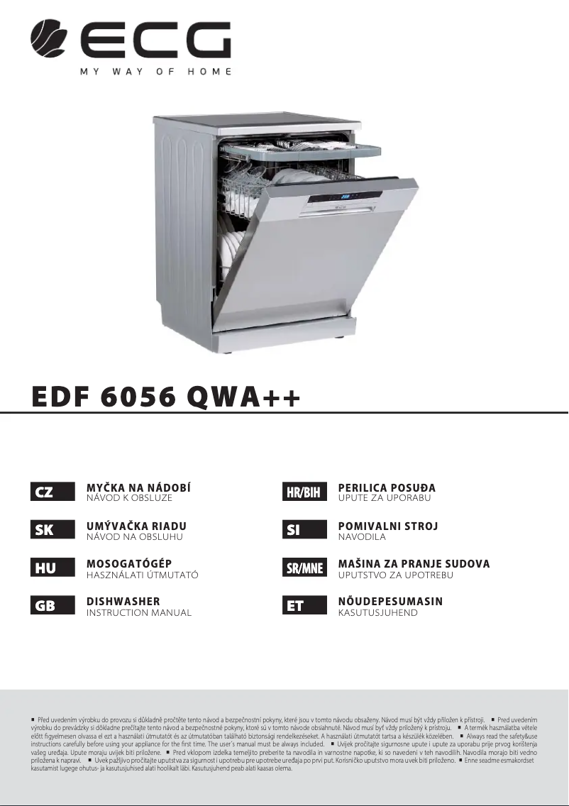 Page n°1 - Manuel utilisateur ECG EDF 6056 QWA++