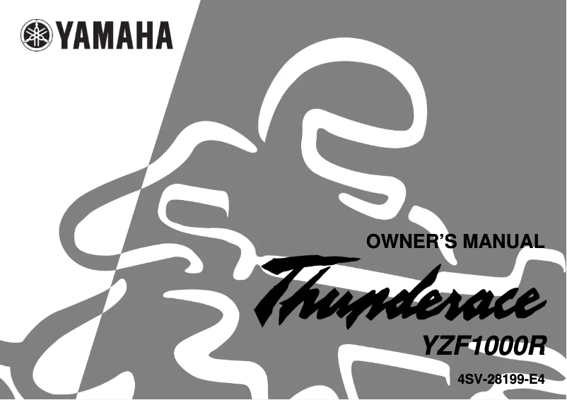 Page 1 de la notice Manuel utilisateur Yamaha YZF1000R