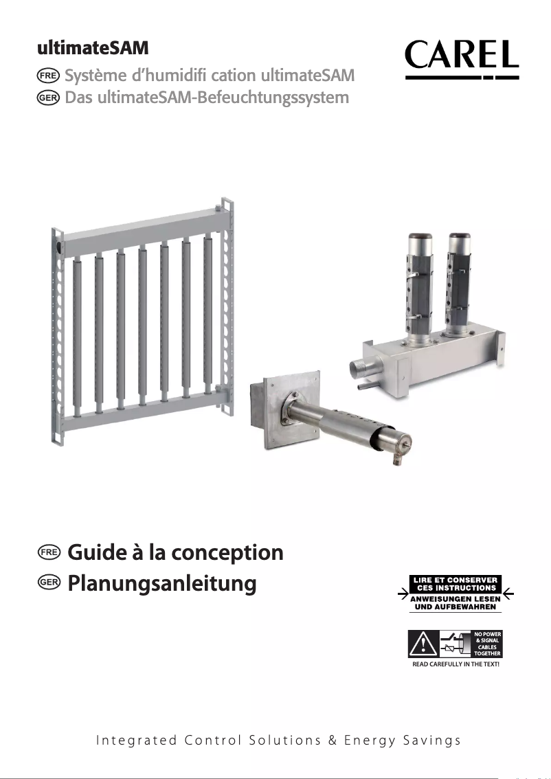 Page n°1 - Manuel utilisateur Carel ultimateSAM