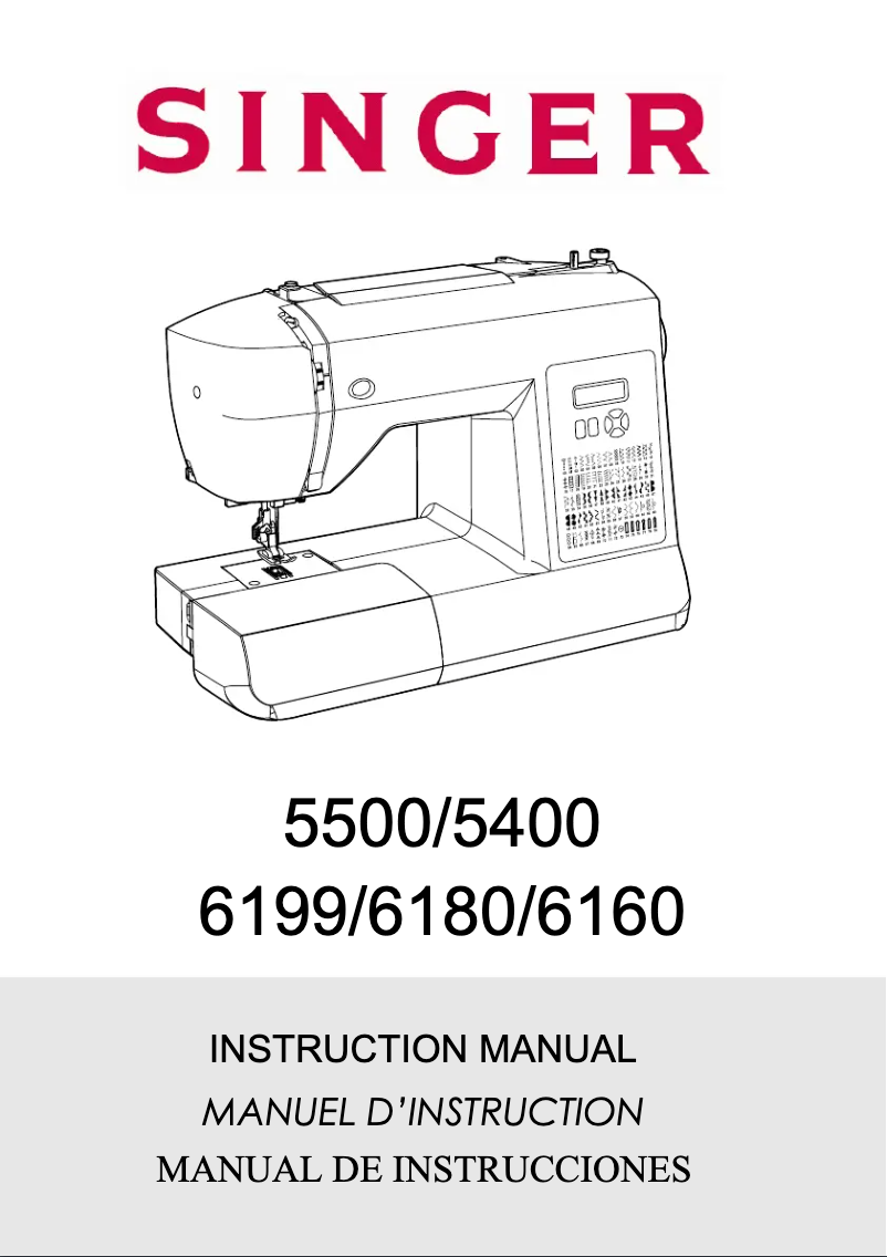 Página 1 del manual Manual de usuario Singer SMC 6180