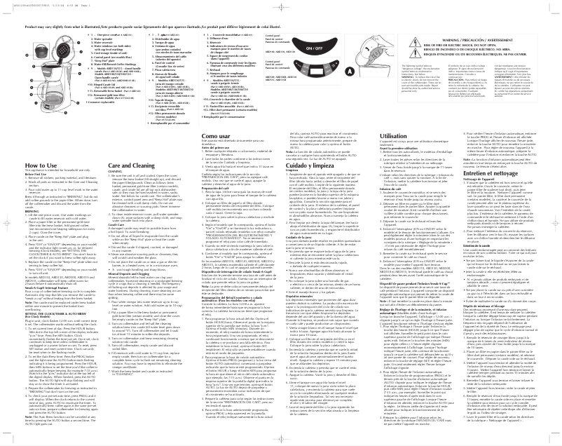 Page 1 de la notice Manuel utilisateur Black & Decker ABD510