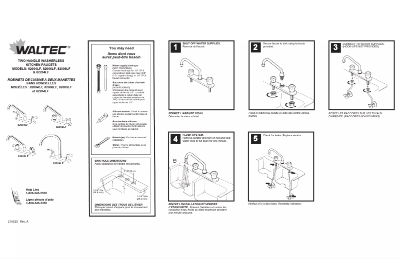 Imagen de la primera página del manual del dispositivo 25F643LF
