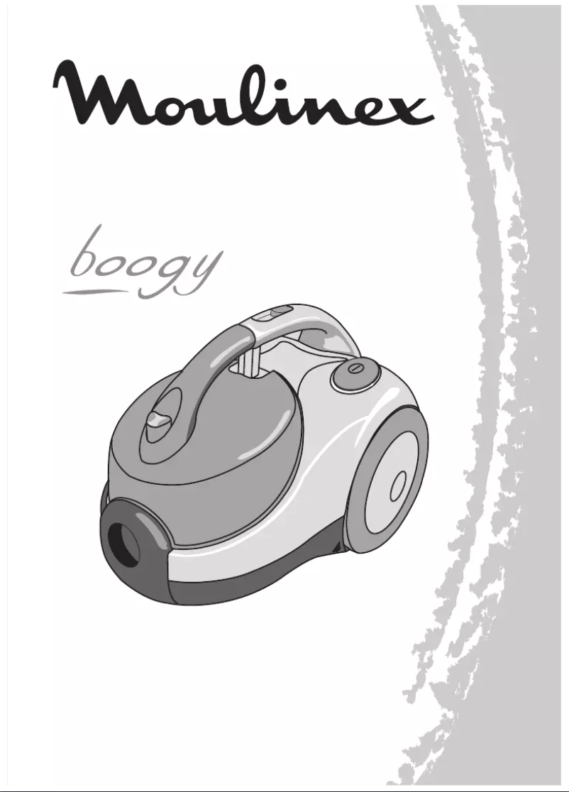 Image de la première page du manuel de l'appareil Boogy 1600 CEGA
