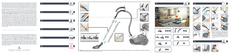 Página 1 del manual Manual de instrucciones Tefal City Space Cyclonic TW2541