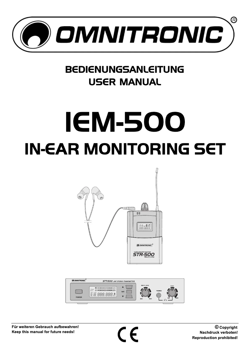 Image de la première page du manuel de l'appareil STR-500