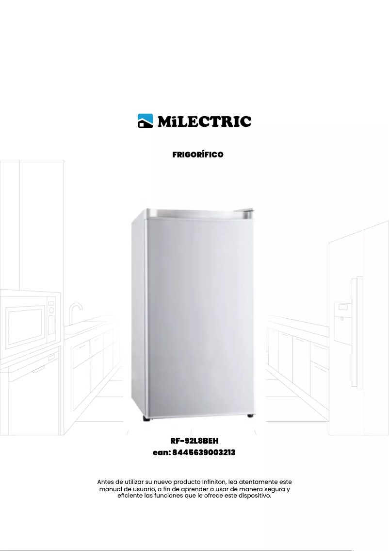 Page n°1 - Manuel utilisateur Milectric RF-92L8BEH