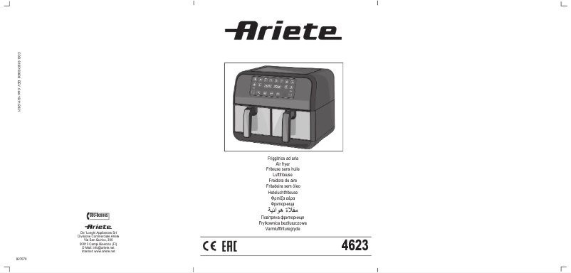 Page 1 de la notice Mode d'emploi Ariete 4623