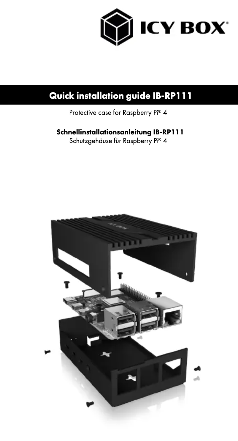 Page n°1 - Manuel utilisateur Icy Box IB-RP111