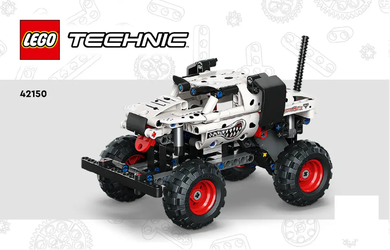 Page n°1 - Consignes visuelles Lego Technic 42150