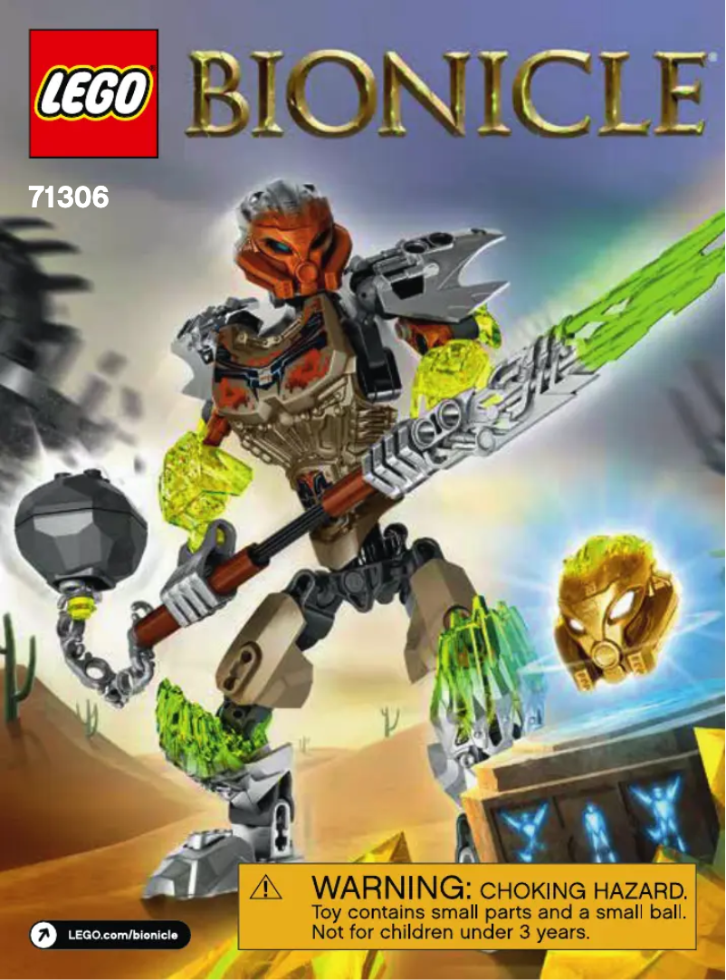 Page n°1 - Manuel utilisateur Lego Bionicle 71306