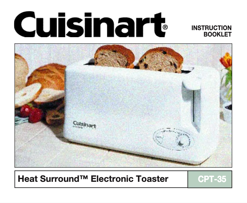 Page 1 de la notice Manuel utilisateur Cuisinart Heat Surround CPT-35