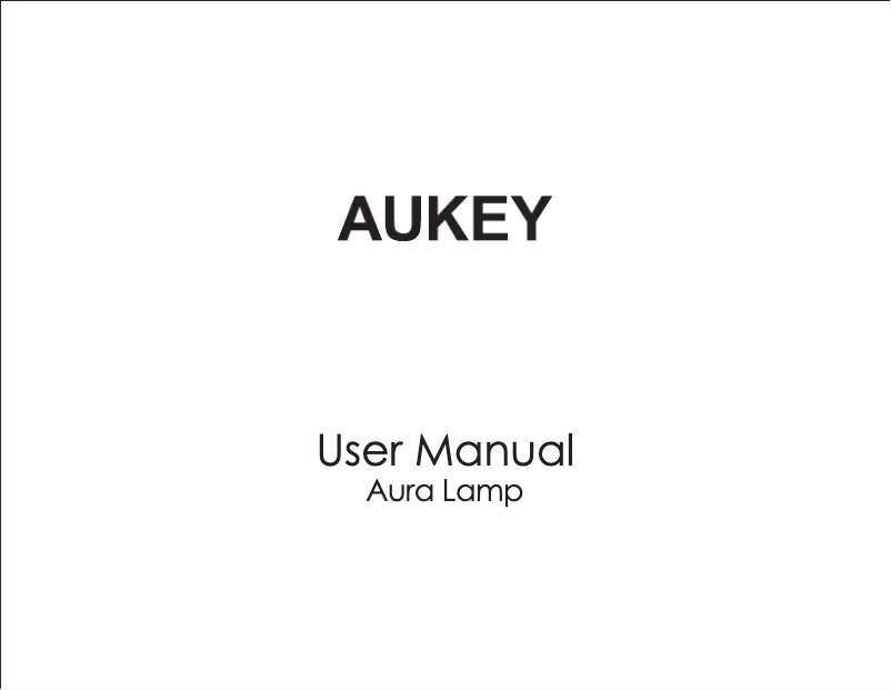 Page 1 de la notice Manuel utilisateur Aukey HA-H08