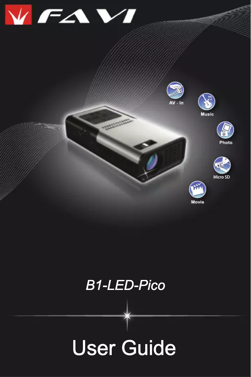 Image de la première page du manuel de l'appareil B1-LED-Pico