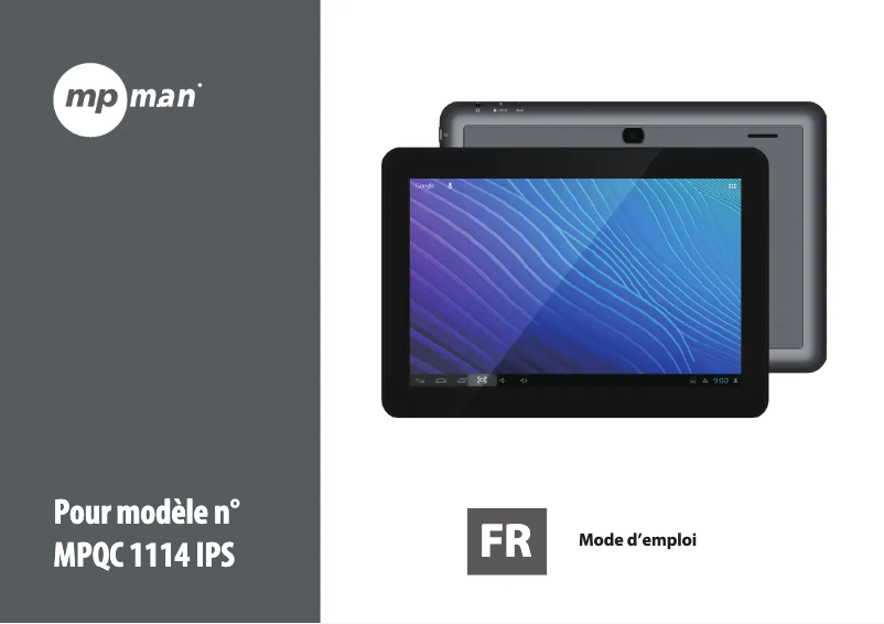 Página 1 del manual Manual de usuario Mpman MPQC1114 IPS