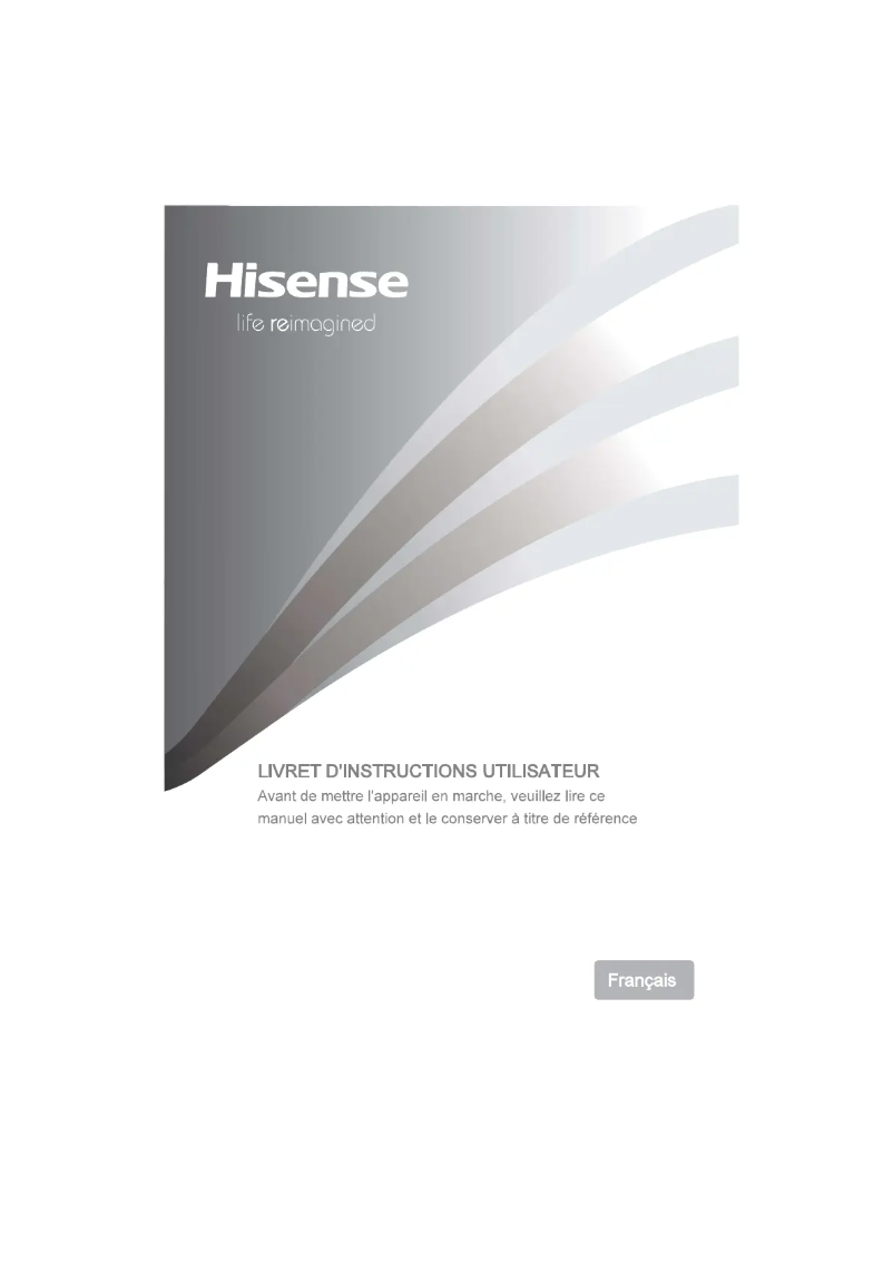 Page 1 de la notice Manuel utilisateur Hisense RS694N4TC1