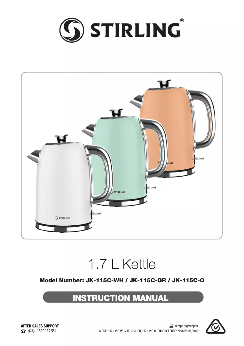 Image de la première page du manuel de l'appareil JK-115C