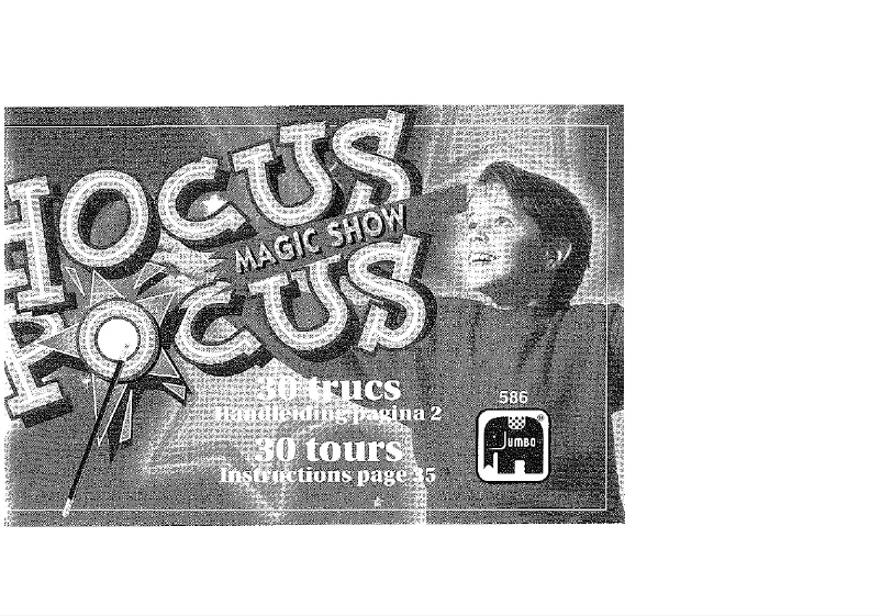Imagen de la primera página del manual del dispositivo Hocus Pocus 30 tricks
