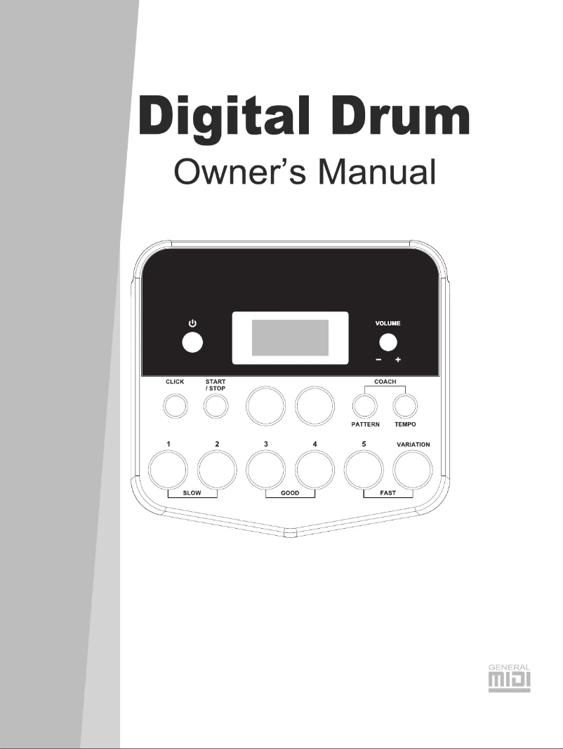 Página 1 del manual Manual de usuario Medeli DD401