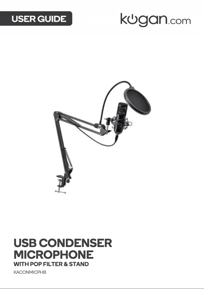 Image de la première page du manuel de l'appareil KACONMICPHB