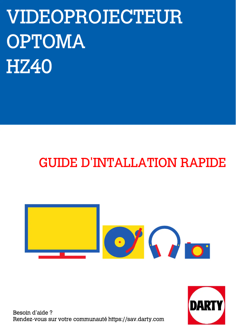 Image de la première page du manuel de l'appareil HZ40