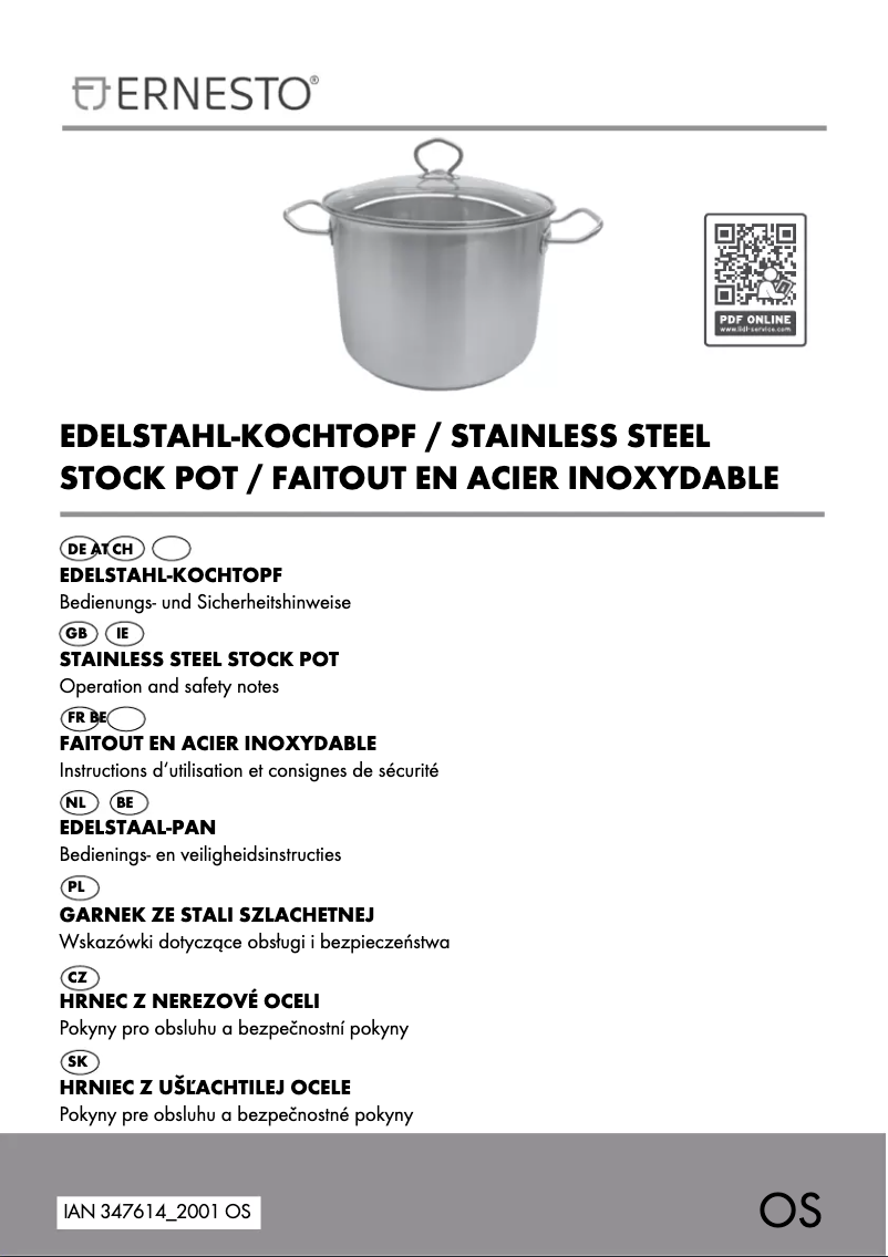 Image de la première page du manuel de l'appareil IAN 327243