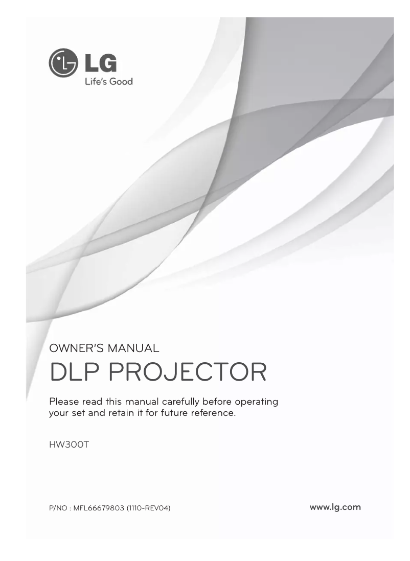 Image de la première page du manuel de l'appareil HW300T