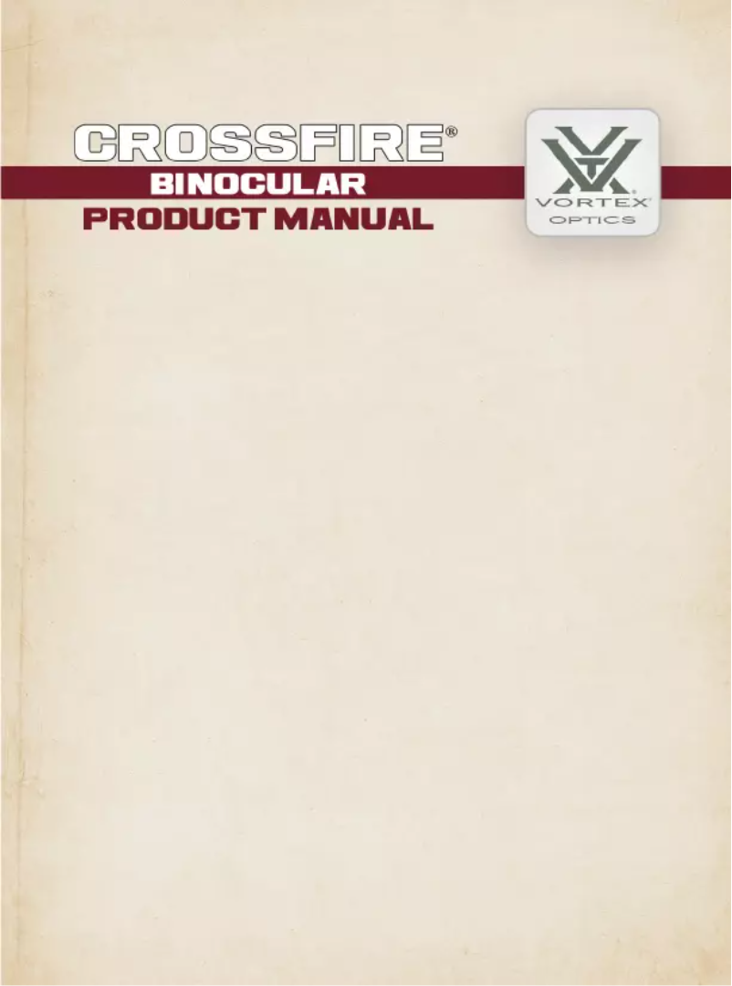 Image de la première page du manuel de l'appareil Crossfire 10x50