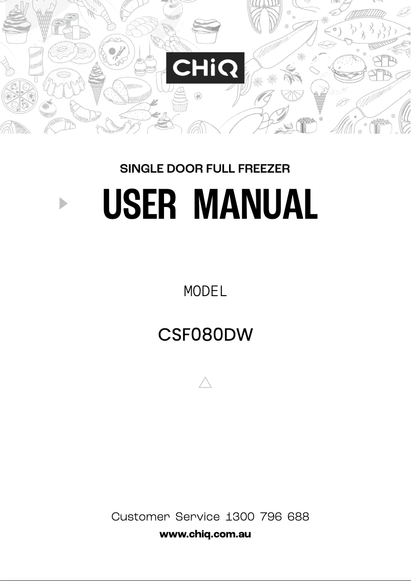 Page n°1 - Manuel utilisateur CHiQ CSF080DW