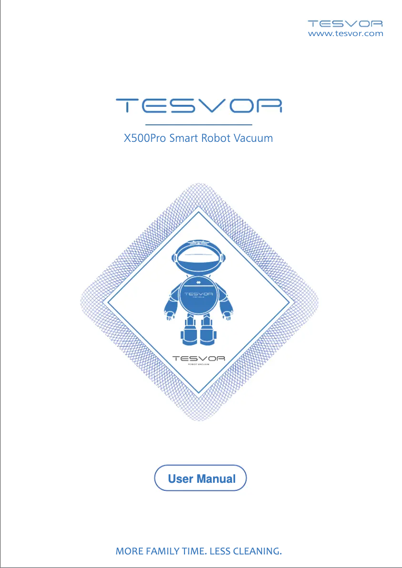 Image de la première page du manuel de l'appareil X500 Pro