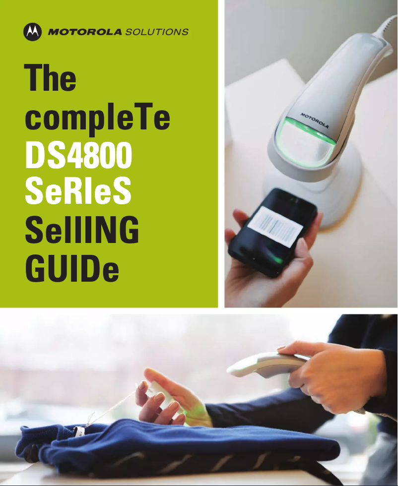 Page n°1 - Manuel utilisateur Zebra DS4801