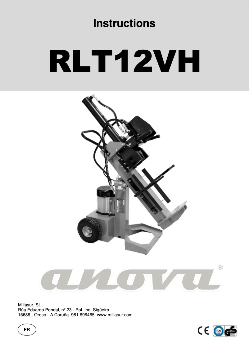 Imagen de la primera página del manual del dispositivo RLT12VH