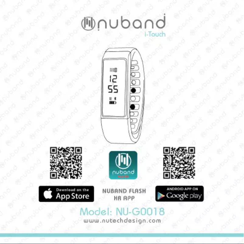 Image de la première page du manuel de l'appareil i-Touch NU-G0018PP