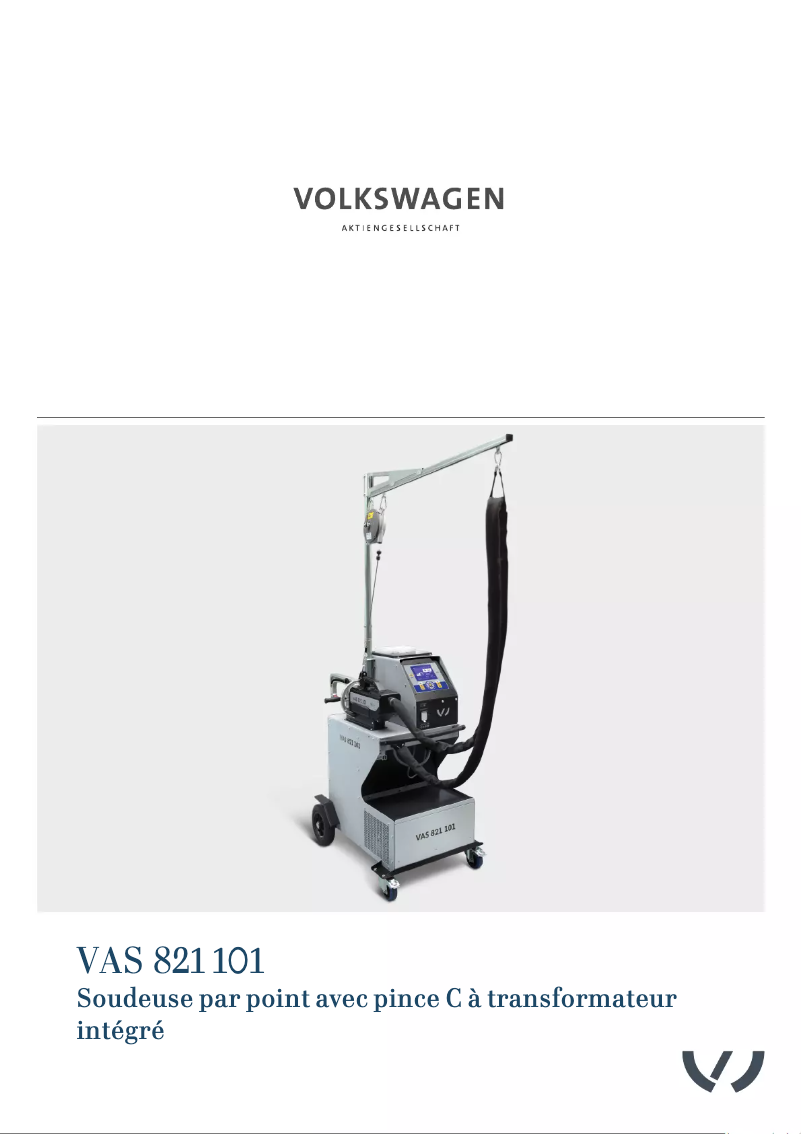 Page 1 de la notice Fiche technique GYS VAS 821 101