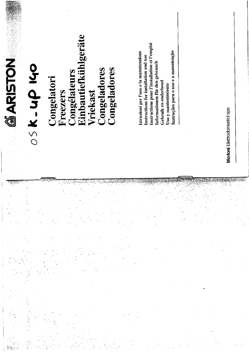 Page n°1 - Manuel utilisateur Ariston Thermo OSKUP 140