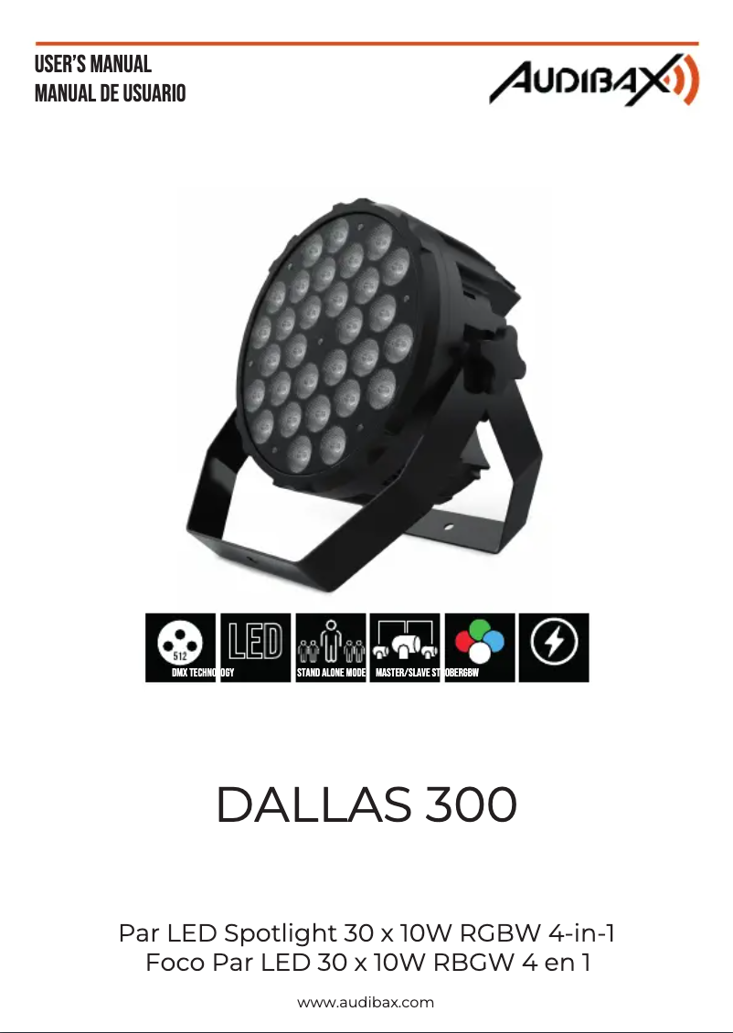 Page n°1 - Manuel utilisateur Audibax Dallas 300