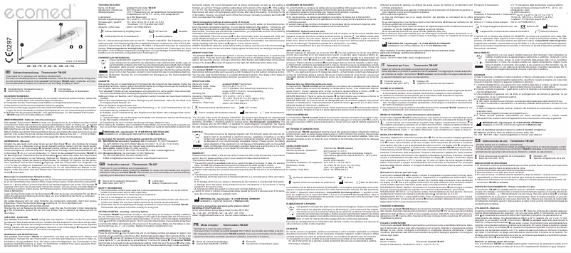 Image de la première page du manuel de l'appareil TM-62E