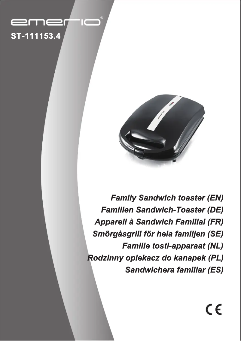 Page n°1 - Manuel utilisateur Emerio ST-111153.4