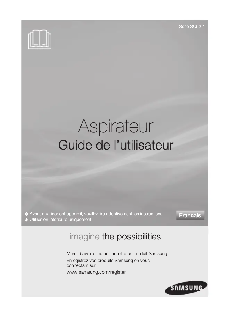 Page n°1 - Manuel utilisateur Samsung VCC5282V35