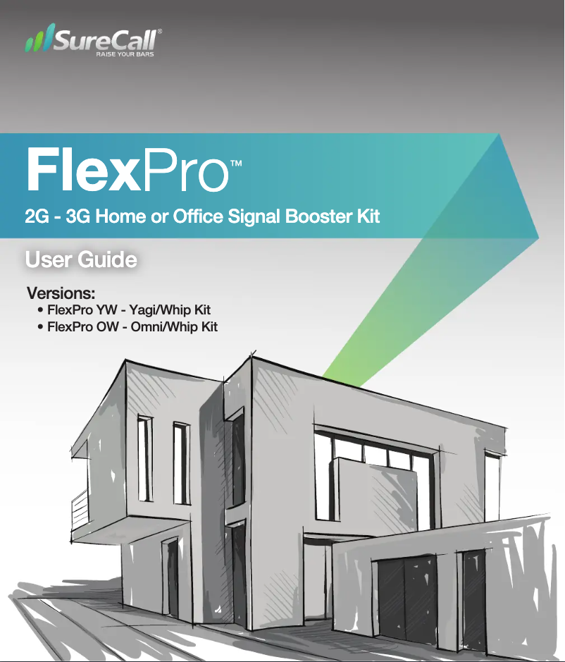 Page 1 de la notice Manuel utilisateur SureCall FlexPro