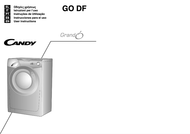 Page 1 de la notice Manuel utilisateur Candy GO 128DF/L-S