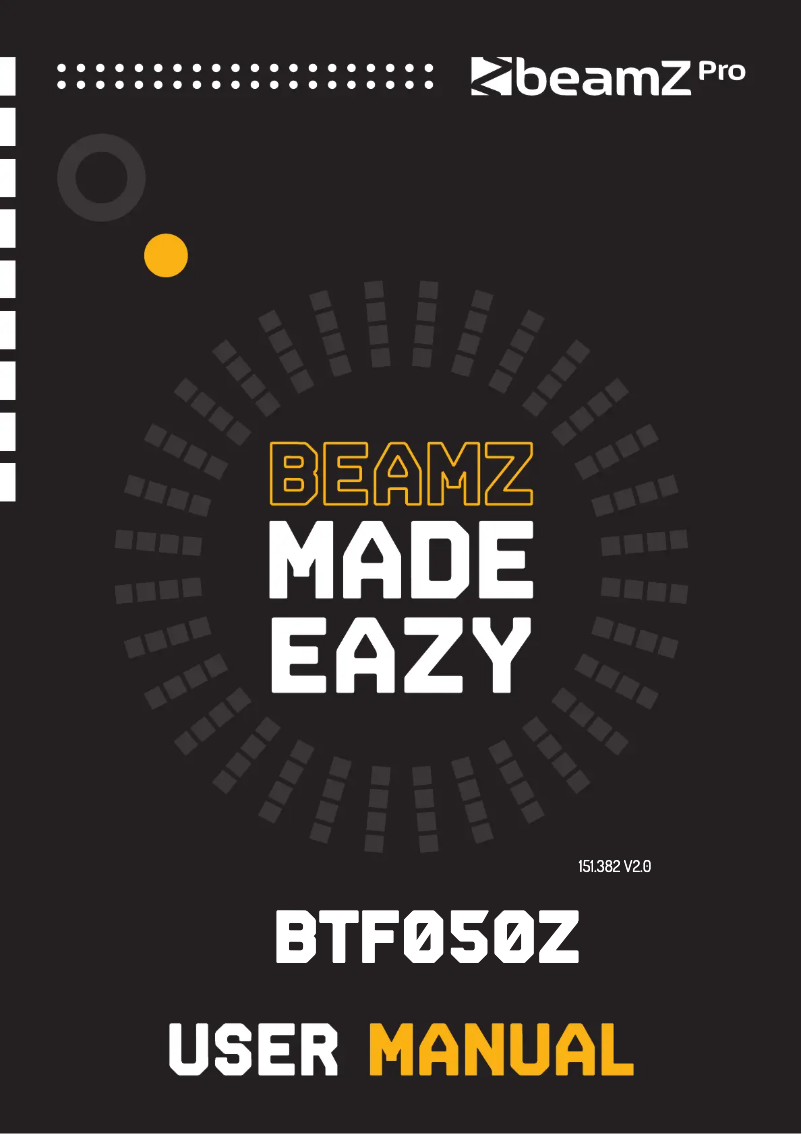 Image de la première page du manuel de l'appareil BTF50Z