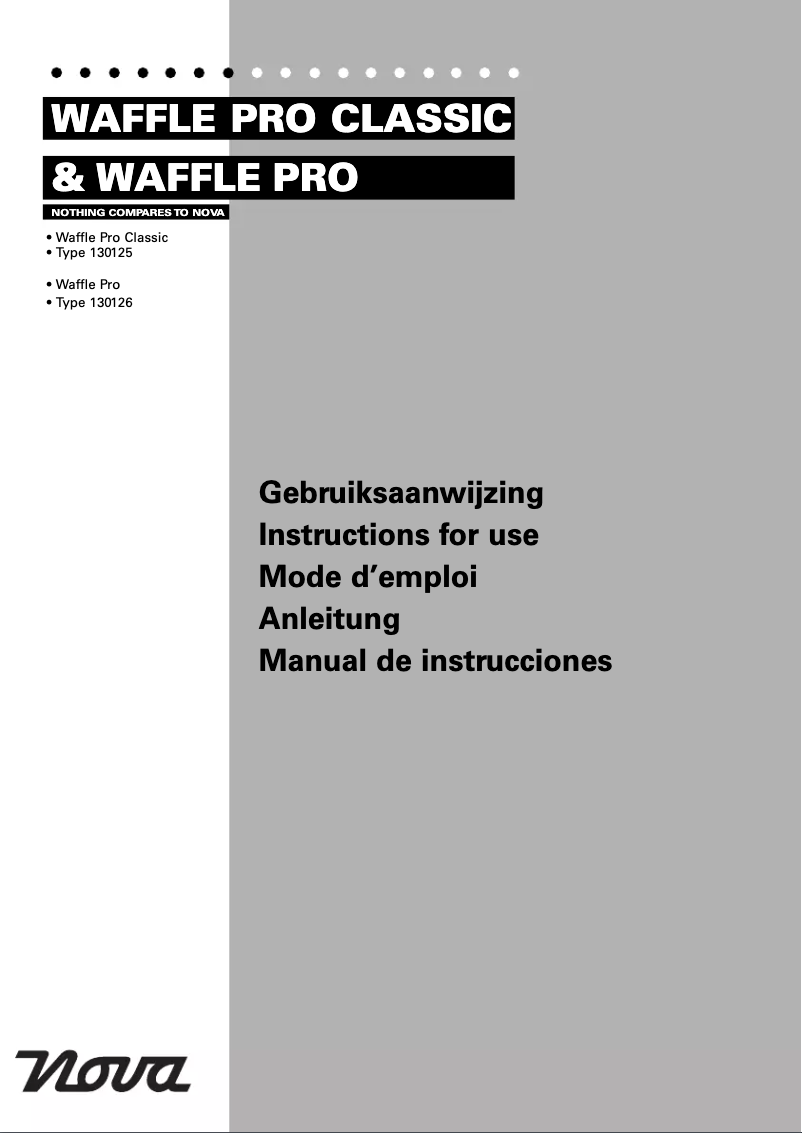 Imagen de la primera página del manual del dispositivo Pro Classic 130126