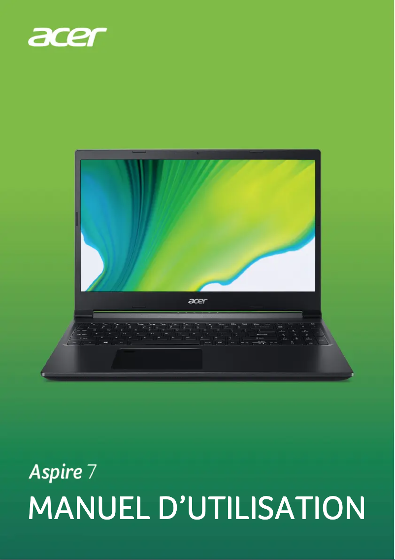 Página 1 del manual Manual de usuario Acer Aspire 7