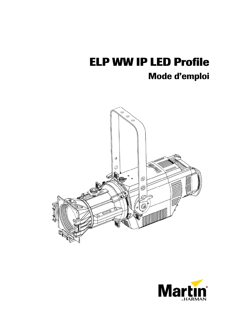 Page n°1 - Manuel utilisateur Martin ELP WW IP LED Profile