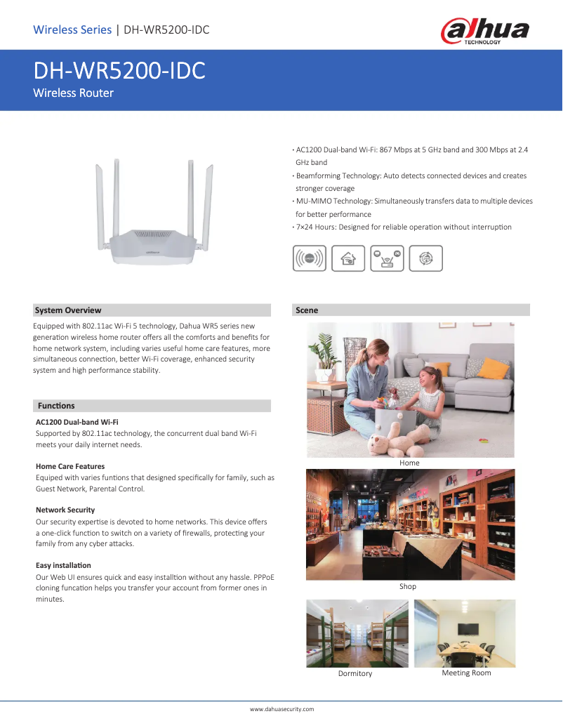 Image de la première page du manuel de l'appareil WR5200-IDC