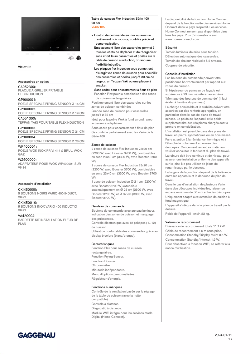 Image de la première page du manuel de l'appareil VI492105